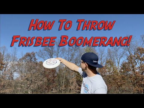 How To Throw a Frisbee Boomerang