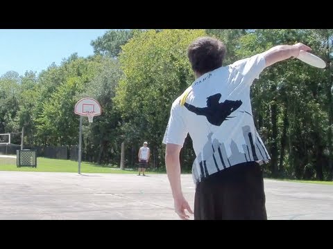 Chicken Wing Frisbee Trick Shot | Brodie Smith